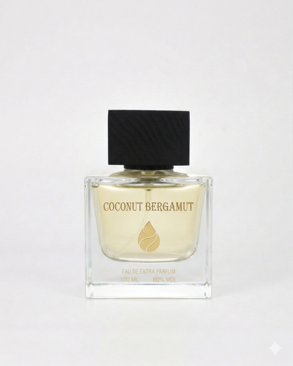 Coconut Bergamot Perfume – Luxury Long Lasting Fresh Tropical Fragrance